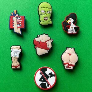 Sexy Crocs Shoe Charms Set of 7 - jibbitz Charms